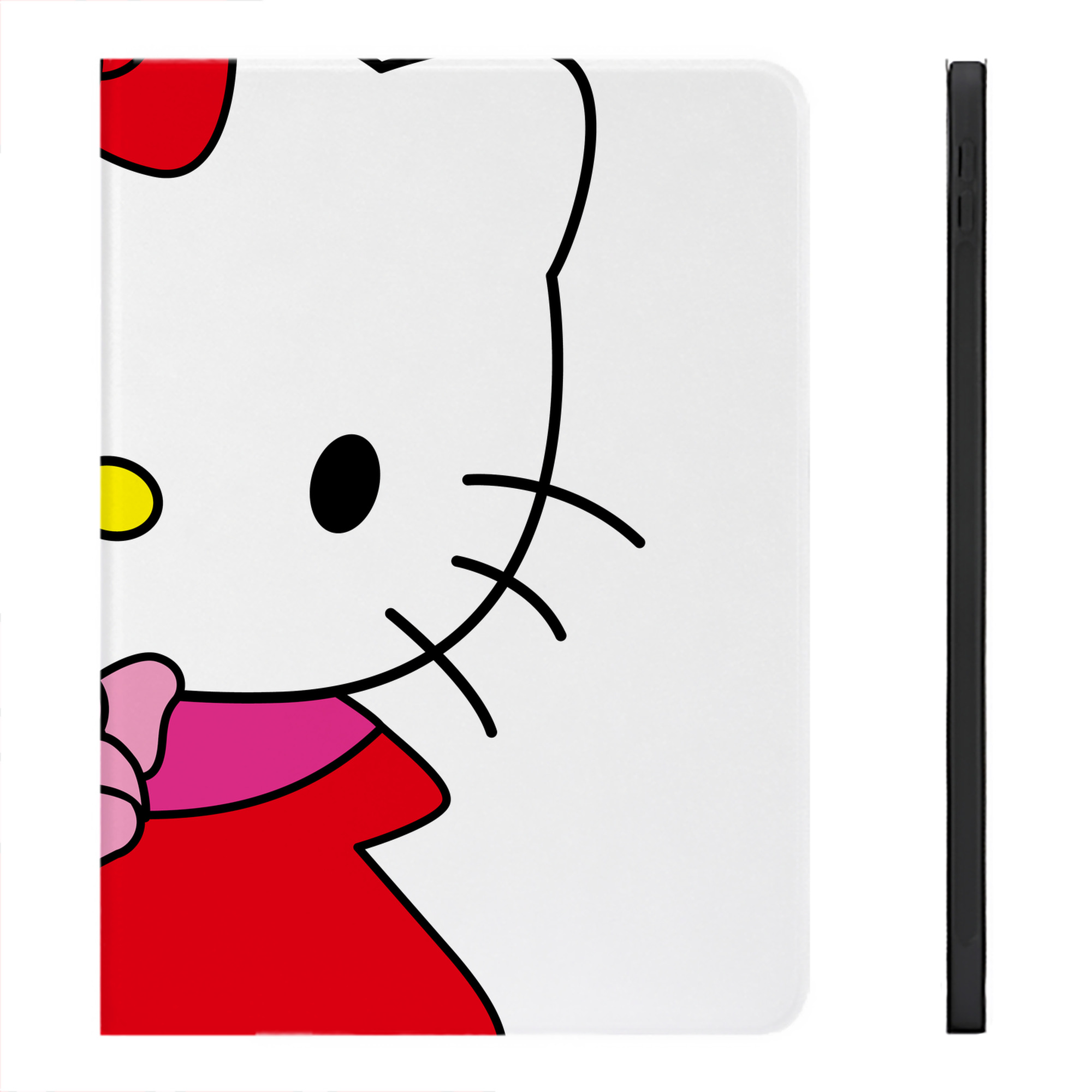 （画像用） Hello Kitty ハローキティ IPadケース ペンホルダー付き ブックスタイルデザイン